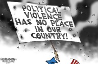 Editorial cartoons for Sept. 14, 2025: Charlie Kirk shooting, lewd Epstein drawing, RFK and vaccines