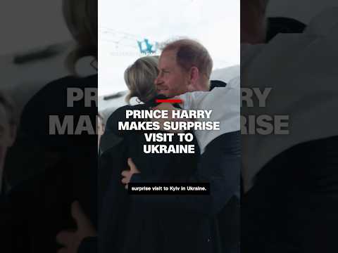 Prince Harry makes surprise visit to Ukraine
