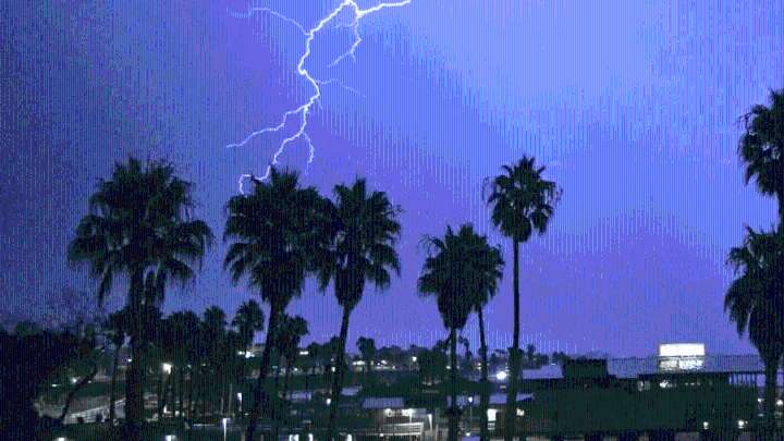 Lightning, heavy rain hit coast; more T-storms in Southern California forecast