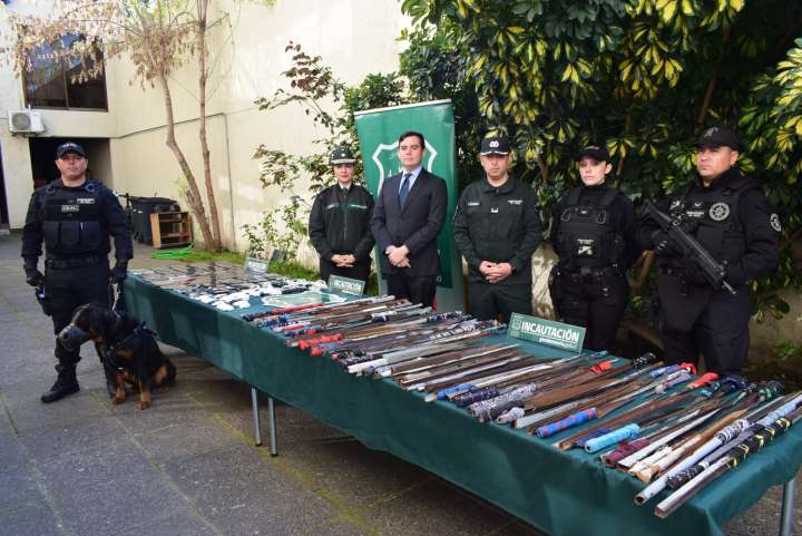 Gendarmería entregó balance de allanamientos a penales maulinos