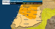Rain chances fade and heat builds early week