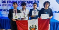 Estudiantes peruanos consiguen medallas de oro en torneo internacional de física 2025