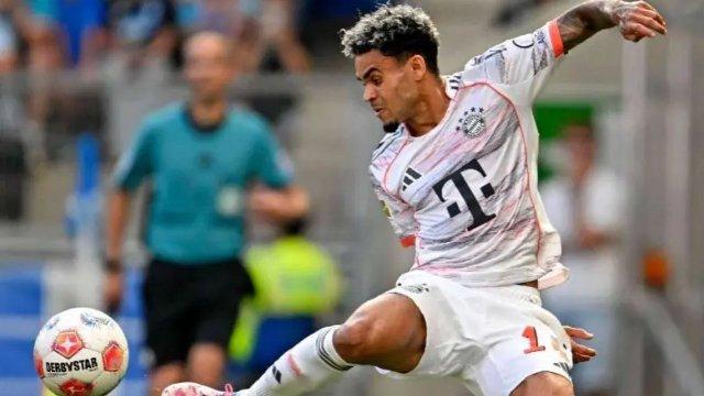 Luis Díaz, presente en la goleada del Bayern Múnich 4-1 al Hoffenheim en la Bundesliga