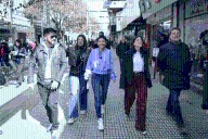 Mayra y Ceci Soler recorrieron la peatonal de Quilmes