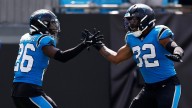 Panthers dominate Falcons 30-0 for first win of the season