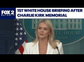 First White House Press Briefing after Charlie Kirk Memorial