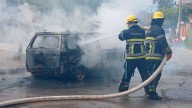 Un automóvil se incendió por completo en Las Termas: solo dejo perdidas materiales