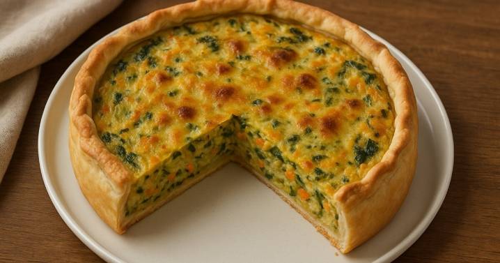 Tarta de verduras rápida: cómo prepararla en sólo 5 pasos