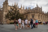 Los viajeros internacionales propiciaron un repunte del turismo hotelero en Sevilla en agosto