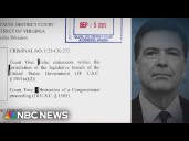 Following Comey indictment, Trump suggests more political prosecutions could be coming