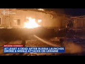 Russian drone and missile attack on Kyiv kills 4 and wounds at least 10