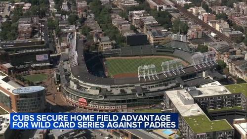 How to watch Chicago Cubs home playoff game: ABC7 to broadcast National League Wild Card Series against San Diego Padres