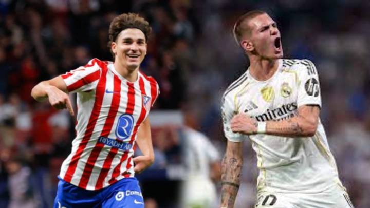 Julián Álvarez y Franco Mastantuono, cara a cara: Atlético de Madrid recibe a Real Madrid