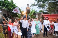 Celebran vecinos de Loma Bonita arranque de obra de alcantarillado