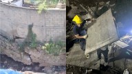 Casa en río de Atizapán de Zaragoza se derrumba