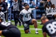 Raiders’ DT Thomas Booker tops 1st depth chart after being traded from Eagles