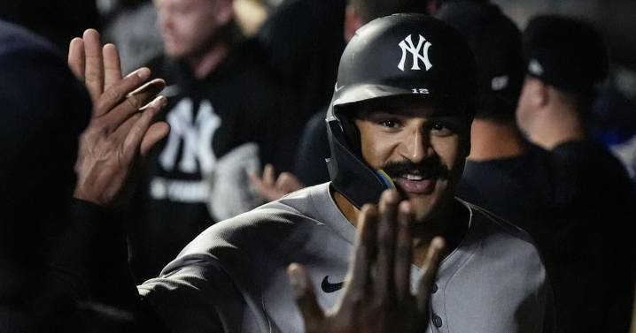Trent Grisham's 2 homers power Yankees to 10