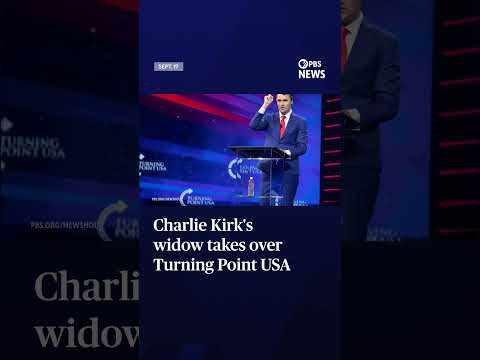 WATCH: Charlie Kirk's widow takes over Turning Point USA