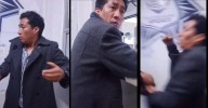 Cesan a funcionario de Apizaco, Tlaxcala: fue captado agrediendo a policías