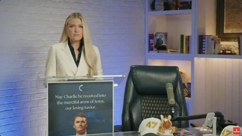 Charlie Kirk's widow Erika speaks publicly for 1st time since shooting