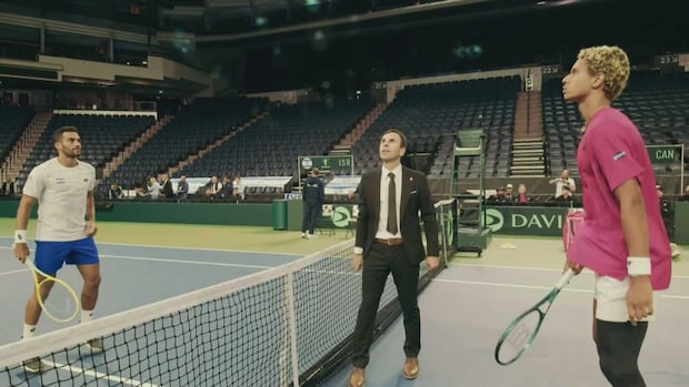 Protests outside, silence inside as Canada goes up 1-0 on Israel at Davis Cup tie