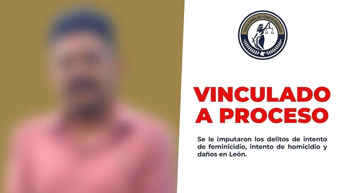 Vinculan a proceso a hombre por tentativa de feminicidio y ataques a su familia en León