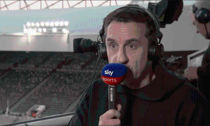 Gary Neville changes Premier League title prediction after Arsenal close gap on Liverpool
