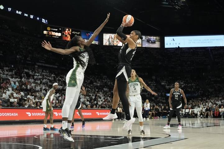 Deadspin | A’ja Wilson (29 points), Aces overpower Storm in Game 1