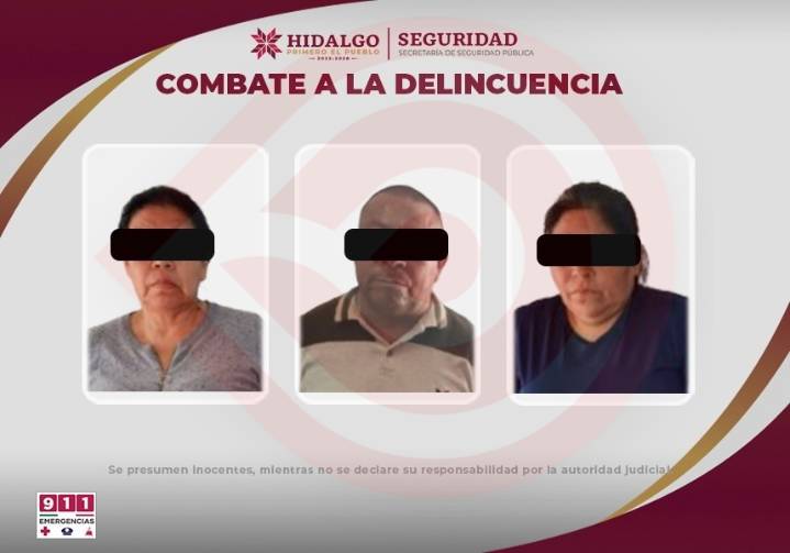 Tras asalto, Policía Estatal asegura a tres personas