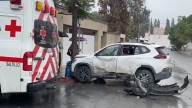 Mujer conduce en sentido contrario y choca en la colonia República, en Saltillo