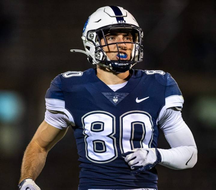 Miford's John Neider is becoming a star for UConn football