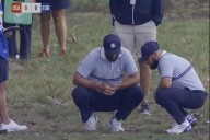 Tyrrell Hatton avoids penalty amid bizarre Ryder Cup scenes after wayward Jon Rahm shot