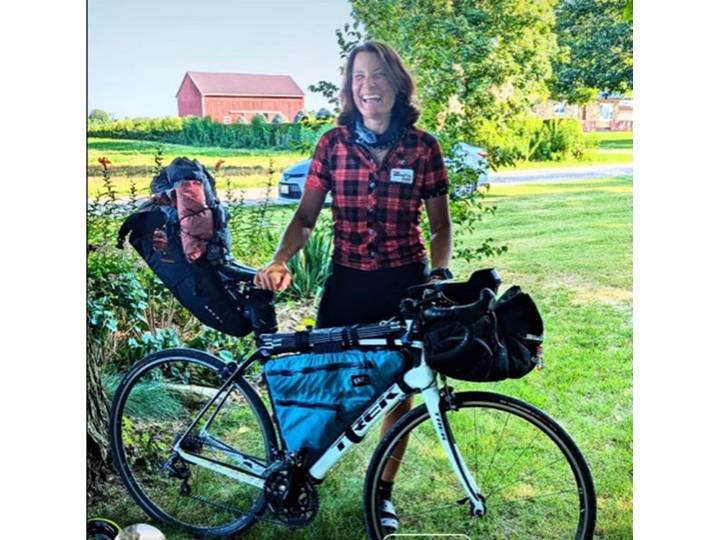 Teacher pedals across Canada to childhood home in West Elgin