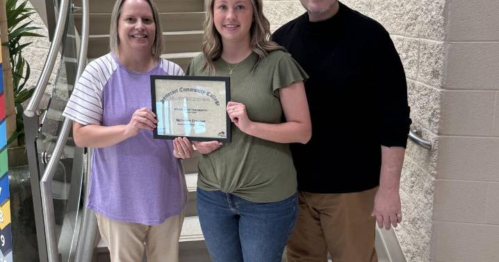 SCC Respiratory Therapy student named August Student of the Month
