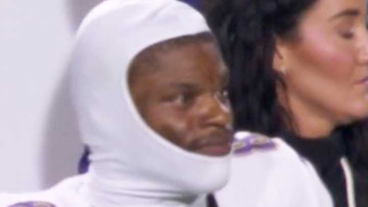 NBC Sports cameras spot Lamar Jackson and Ravens star's stunned reactions to last