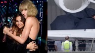 Photo: Taylor Swift Hides Under Umbrellas As She Arrives For Selena Gomez’s Wedding