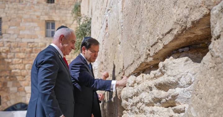 Hamas califica como una “provocación a los musulmanes” la visita de Marco Rubio al Muro de los Lamentos en Jerusalén