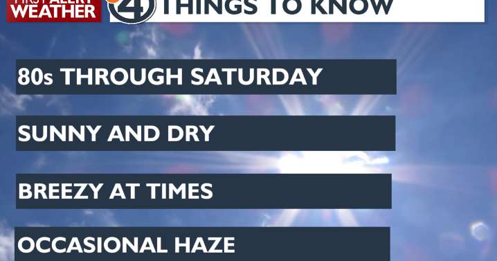 Warm and dry on a summery Wednesday