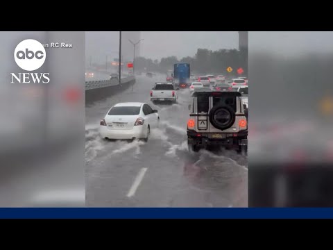 Storms hit Labor Day holiday weekend travel rush