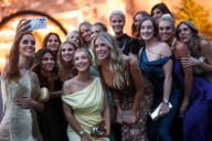 Ryder Cup golfers step out for glamorous night with WAGs