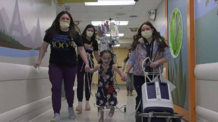 5-year-old welcomed home after 975 days in hospital