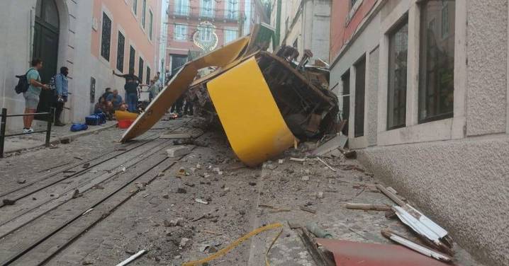 Lisbon funicular crash: Elevador da Gloria derails, killing multiple people in Portugal