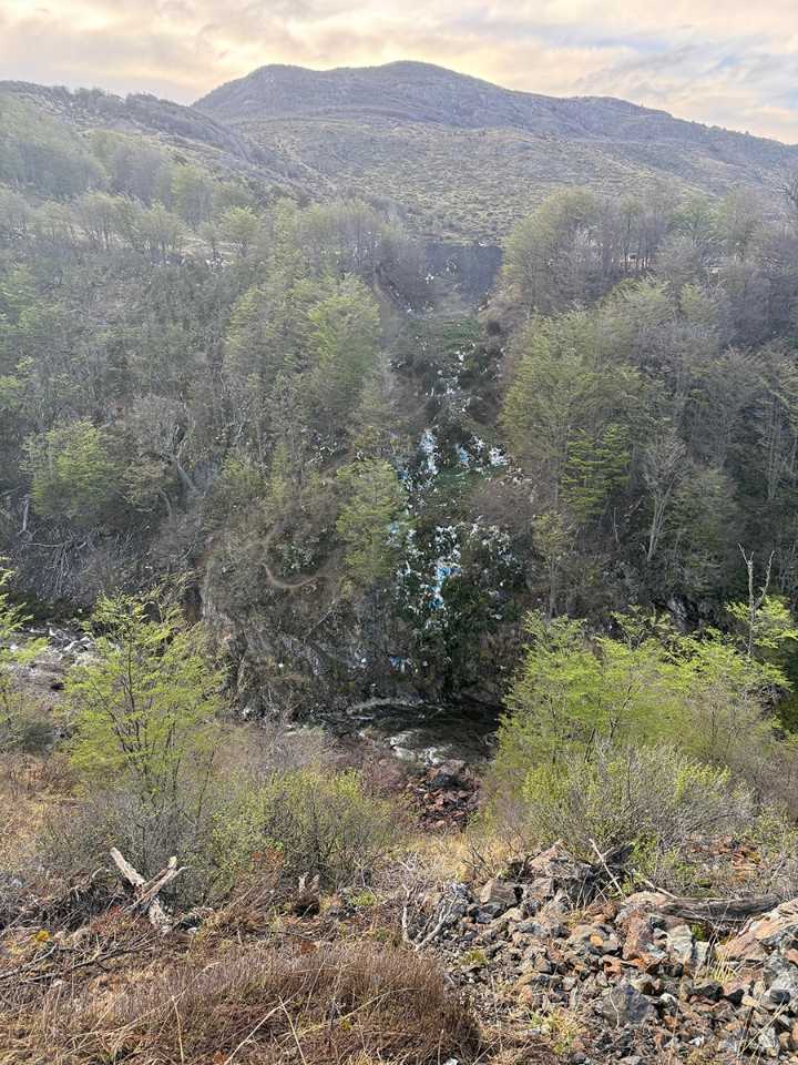 Desborde de basura hacia el río Olivia