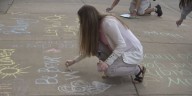 Chalk the Walk shares a message of encouragement through art