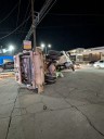 Volcadura de camión recolector en avenida Tecnológico fue durante traslado en grúa