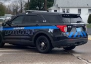 Motorcyclist hospitalized after colliding into rescue vehicle in Warwick