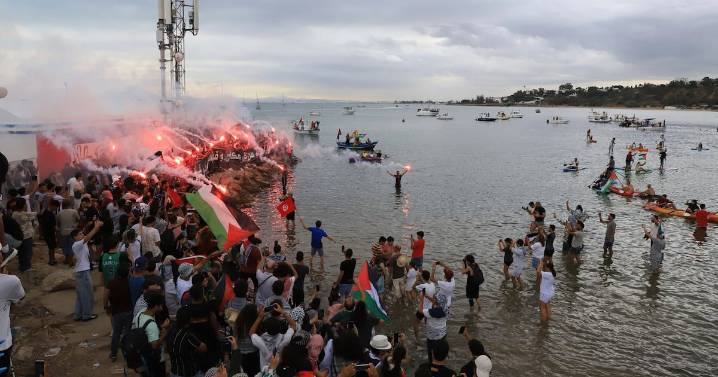 Gaza news: Aid flotilla attacked by drones, activists say