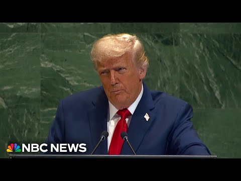 Trump signals shift on Ukraine after blunt speech criticizing the U.N.