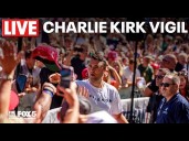 LIVE: Vigil for Charlie Kirk at University of Maryland