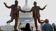 Statue of Trump Holding Hands With Epstein Removed From Washington’s National Mall